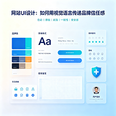 丹东建站-网站UI设计：如何用视觉语言传递品牌信任感