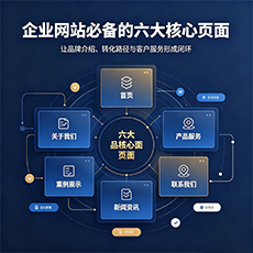 丹东建站-企业网站必备的六大核心页面