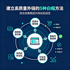 丹东建站-建立高质量外链的5种白帽方法